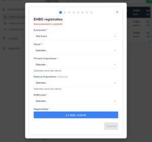 EHBO registraties